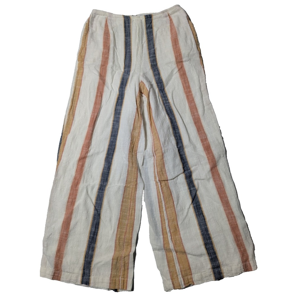 O'Neill Colada Stripe Cropped Wide Leg Pants‎ - Women 24 (US 0) EUC